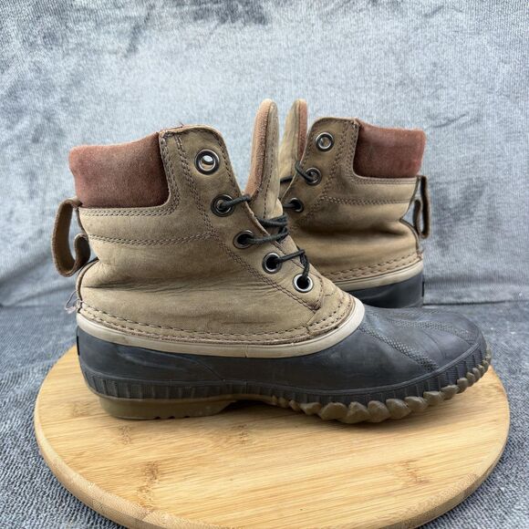 Sorel Boots Mens Size 9 Brown Leather Waterproof Insulated Snow NM1704-259 main image 7